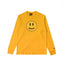 Drew House Classic Smiley Long Sleeve Tee, Mustard Yellow