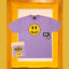 Drew House Smiley Face Short Sleeve T‑Shirt, Purple