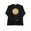 Drew Black Smiley Graphic Relaxed-Fit Long-Sleeve T-Shirt
