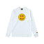 Drew House Classic Smiley Long Sleeve Tee, White