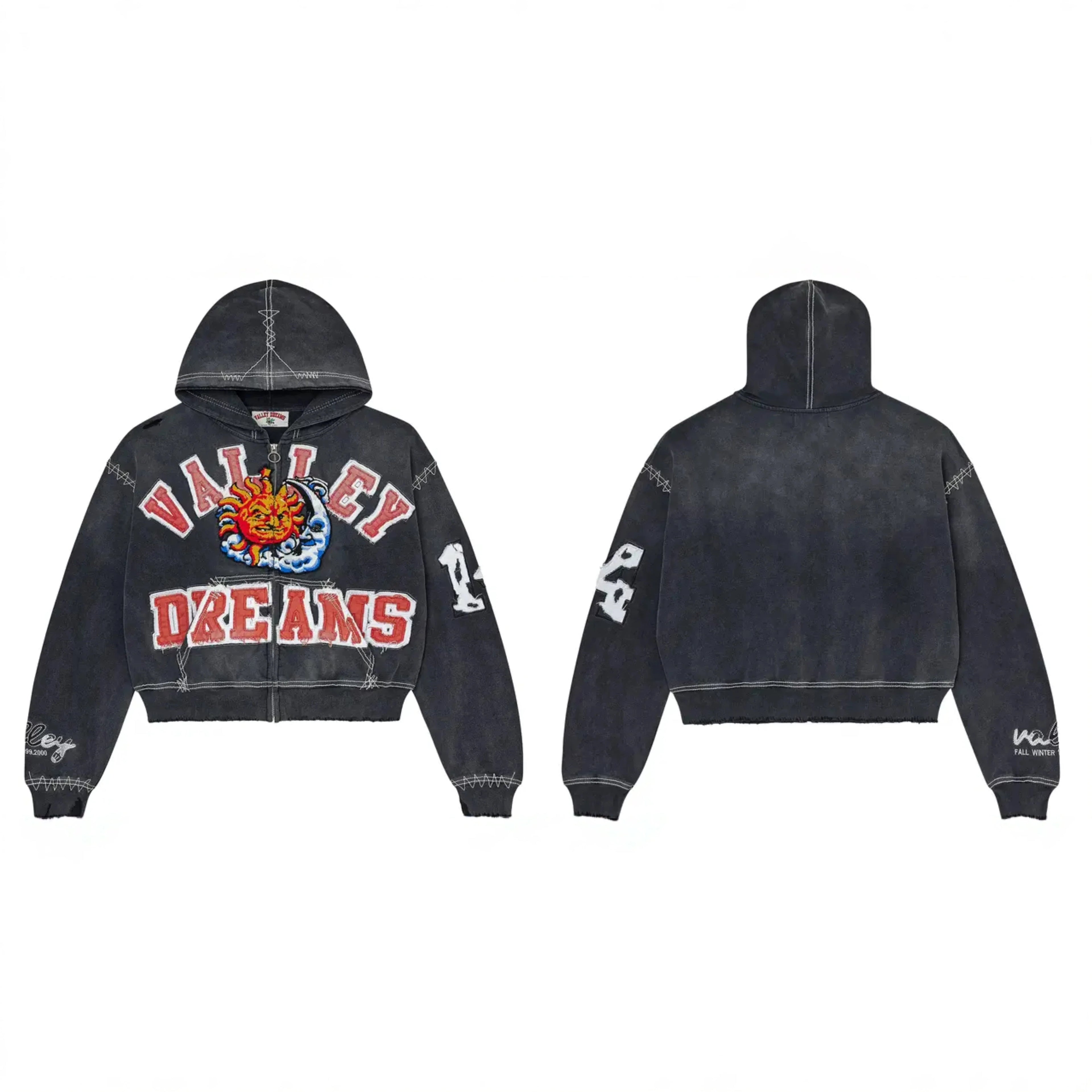 Vale Forever Classico Zip up Hoodie \ (18)