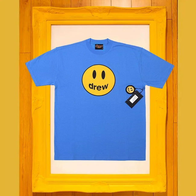 Drew House Smiley Face Short Sleeve T‑Shirt, Royal Blue Hover Image