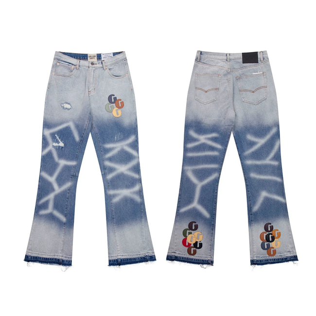 Gallery Dept Gradient Graphic Print Jeans Hover Image