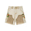 Gallery Dept Beige Multi‑Patch Floral Shorts
