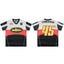 Corteiz Number 45 Athletic Jersey T-Shirt - Grey/Black/Red/Yellow