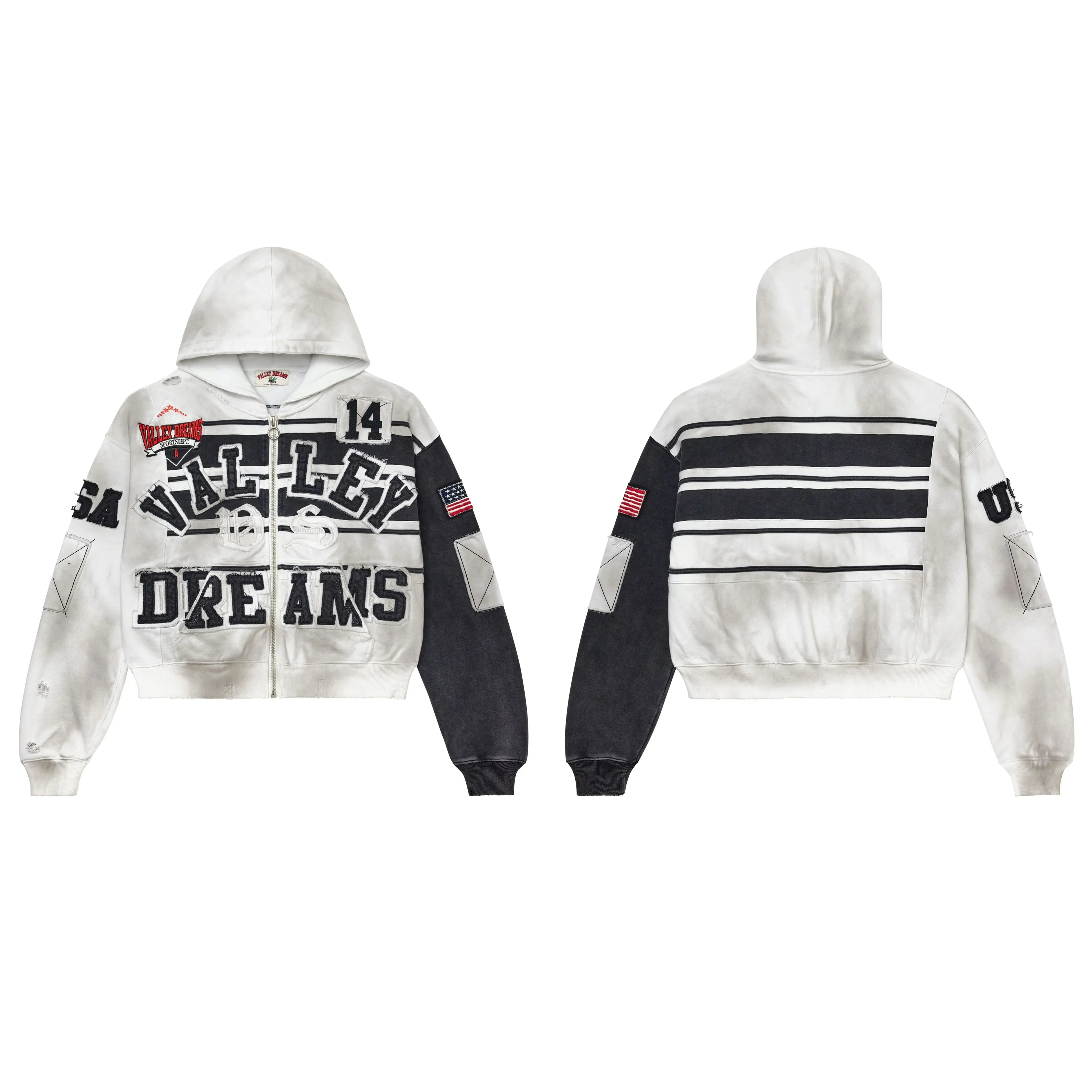 Vale Forever Classico Zip up Hoodie \ (23)
