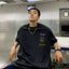 Drew House Drew Bieber Logo Short Sleeve Tee, Charcoal Black