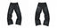 Gallery Dept Black Paint Splatter Denim Jeans