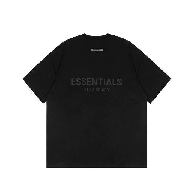 FOG double-line ESSENTIALS short-sleeved T-shirt men European and American couples trendy brand round neck loose cleanfit half-sleeved women (11) Hover Image
