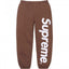 SUPREME Trendy SWEATPANTS Street Street Trendy Men's Loose Velvet Waist Pants Leg Tight Sports Pants Casual (6)