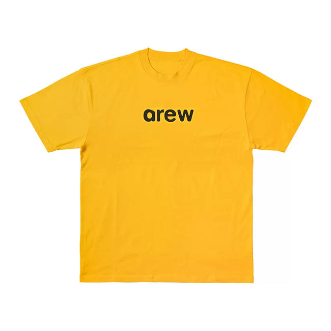 Drew House Logo Short Sleeve T‑Shirt, Yellow Hover Image