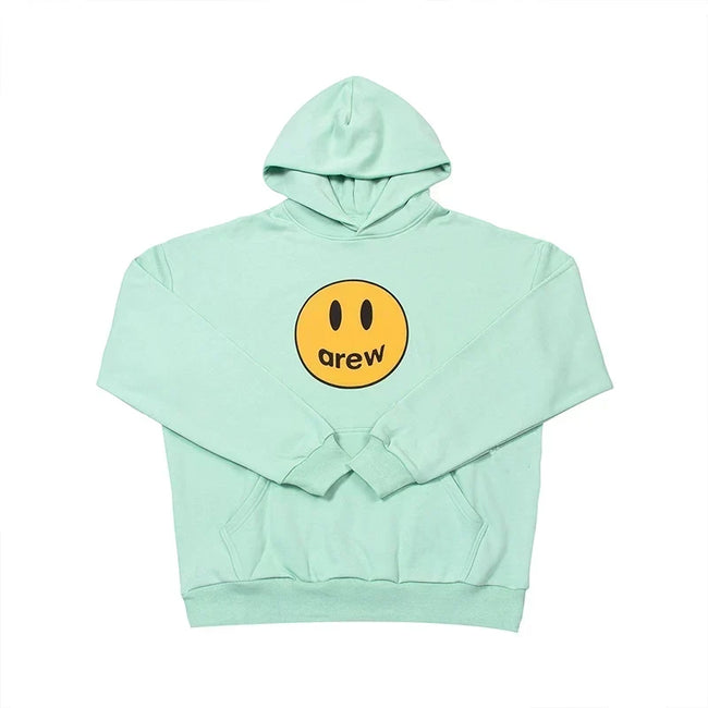 Drew House Smiley Face Pullover Hoodie, Mint Green Hover Image