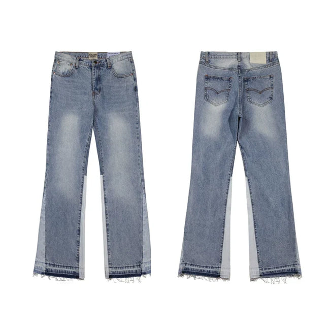 Gallery Dept Light‑Wash Splice Flare Jeans Hover Image