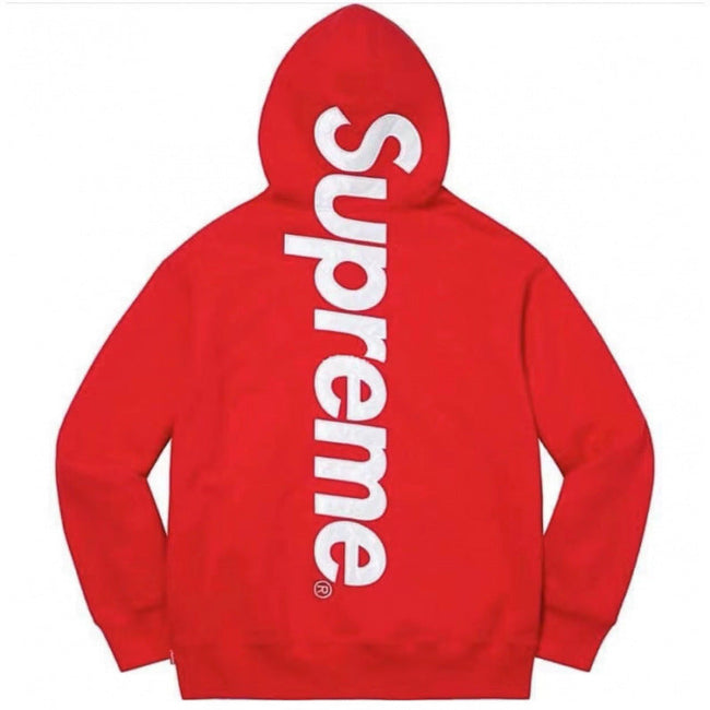 Supreme 22FW Satin Appliqué Hooded Sweatshirt Hover Image