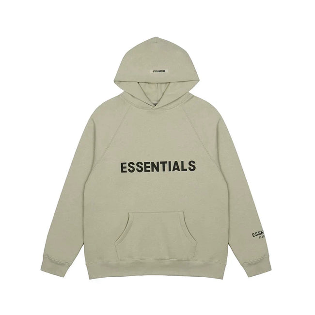 FOG double line heavyweight high street trendy brand hooded sweatshirt with plush loose sweatshirt jacket suitable for men and women, youthful and popular style (18) Hover Image