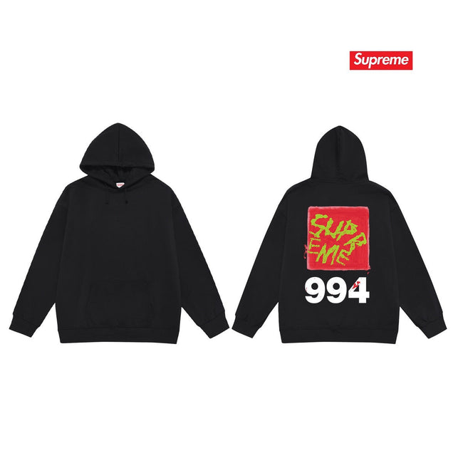 Cross border high version trendy brand Supreme letter printed hooded sweatshirt jacket, classic BOX looped hoodie for men and women (7) Hover Image