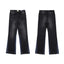 Gallery Dept Dark‑Wash Raw‑Hem Flare Jeans