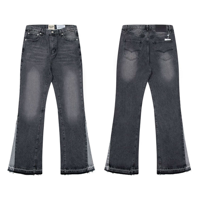 Gallery Dept Dark Grey Faded Flare Jeans Hover Image