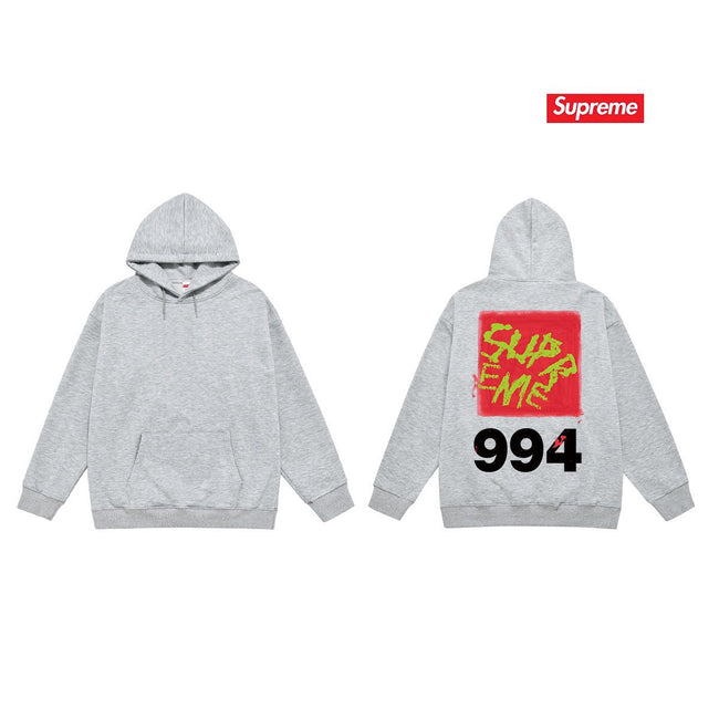 Cross border high version trendy brand Supreme letter printed hooded sweatshirt jacket, classic BOX looped hoodie for men and women (9) Hover Image