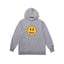 Drew House Mascot Smiley Logo Gray Unisex Oversized Fleece Hoodie