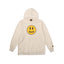 Drew House Mascot Smiley Logo Apricot Unisex Oversized Fleece Hoodie