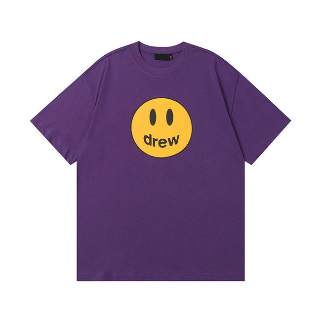 Drew House Mascot Smiley Tee, Deep Purple Hover Image