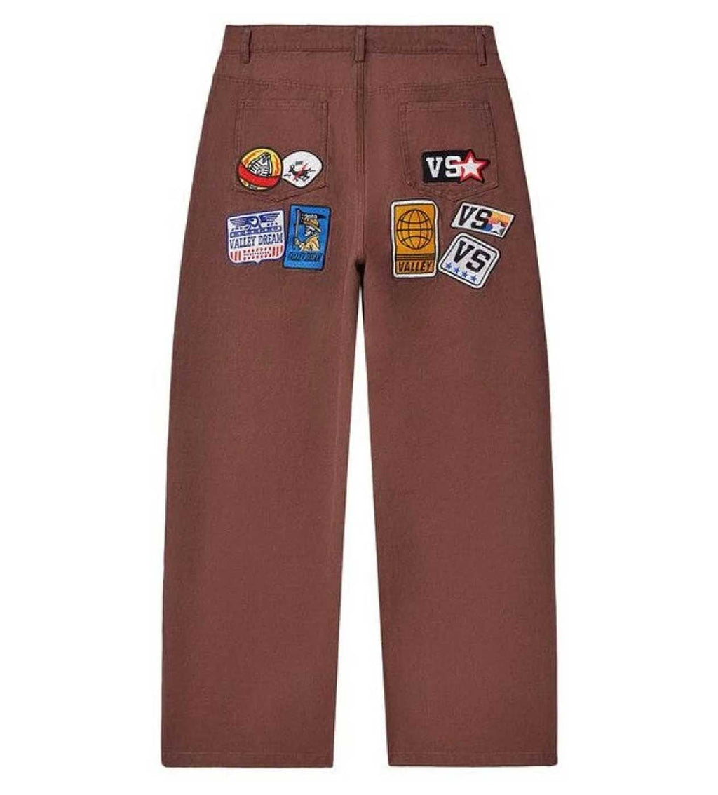 Vale Forever 1980s Painter Denim — Brown Wash