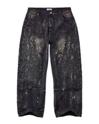 Vale Forever Black Cat Denim Jeans — Black