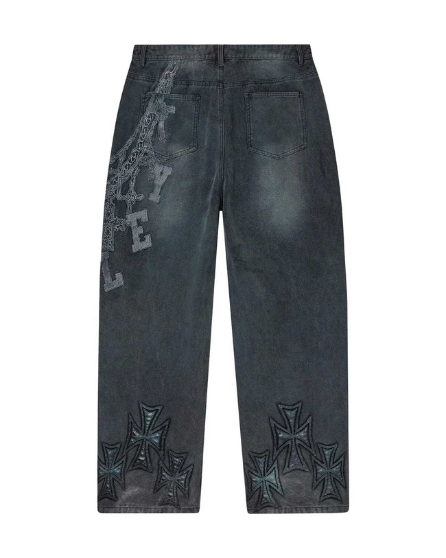 Vale Forever Chain Painter Pants — Asphalt Black Main Image