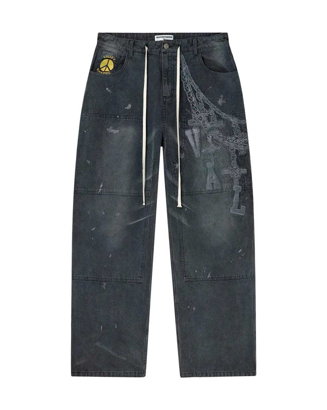 Vale Forever Chain Painter Pants — Asphalt Black Hover Image