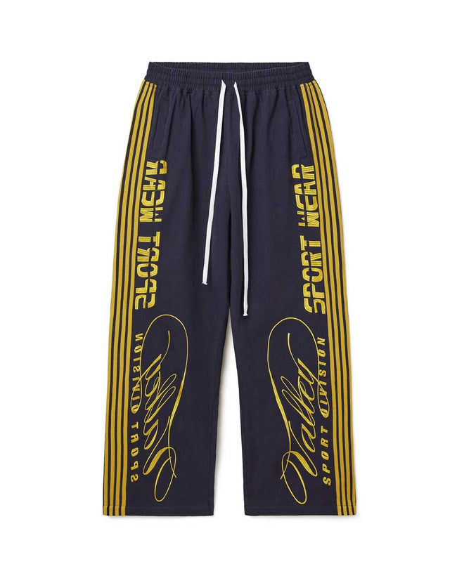 Vale Forever Cursive Track Pants — Navy Hover Image