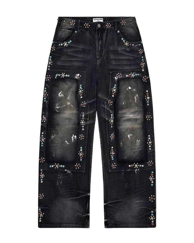 Vale Forever DIY Carpenter Jeans — Black Hover Image