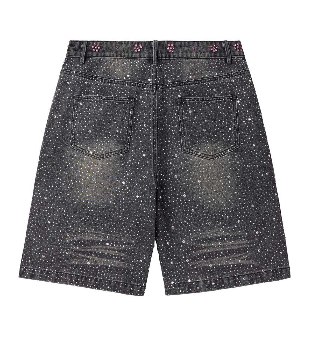 Vale Forever Iced Out Jorts Black