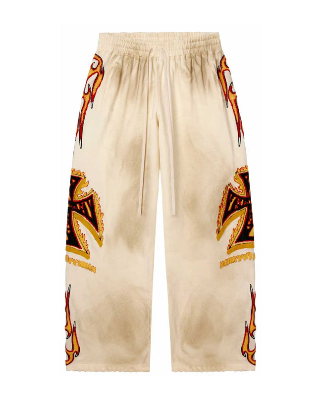 Vale Forever La Flare Sweatpants — Bone Hover Image