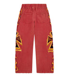 Vale Forever La Flare Sweatpants — Red