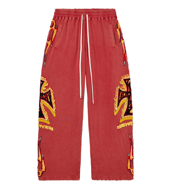 Vale Forever La Flare Sweatpants — Red Hover Image
