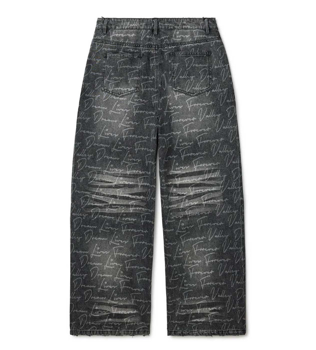 Vale Forever Letter To Vale Denim — Black