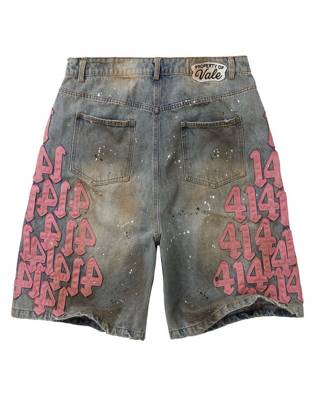 Vale Forever Lucky Charms Jorts Pink Main Image