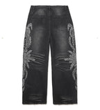 Vale Forever Mono Tsunami Denim Pants — Black