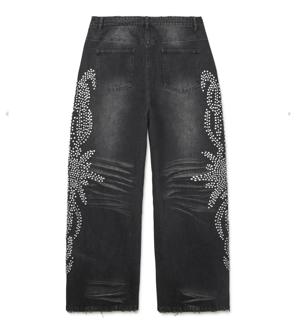 Vale Forever Mono Tsunami Denim Pants — Black