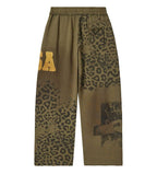 Vale Forever Safari Sweatpants — Olive / Leopard