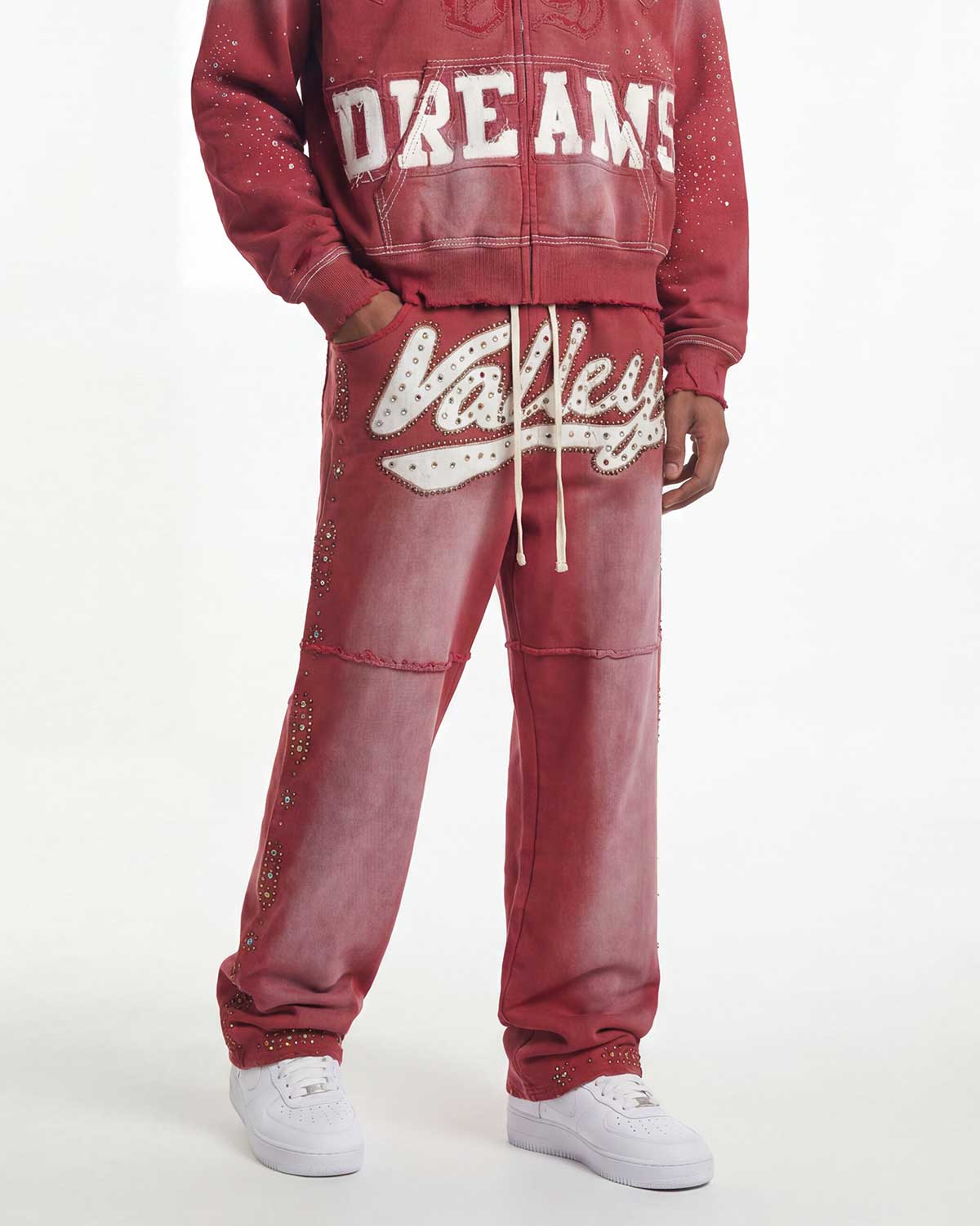 Vale Forever Skittles Sweatpants — Red