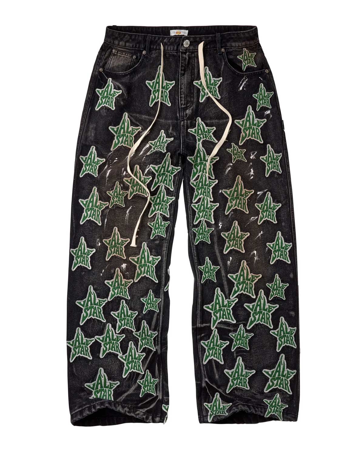 Vale Forever Starfall Denim Pants — Black