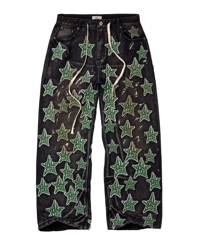 Vale Forever Starfall Denim Pants — Black Hover Image