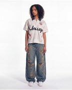 Vale Forever Iced Out Denim Pants — Blue
