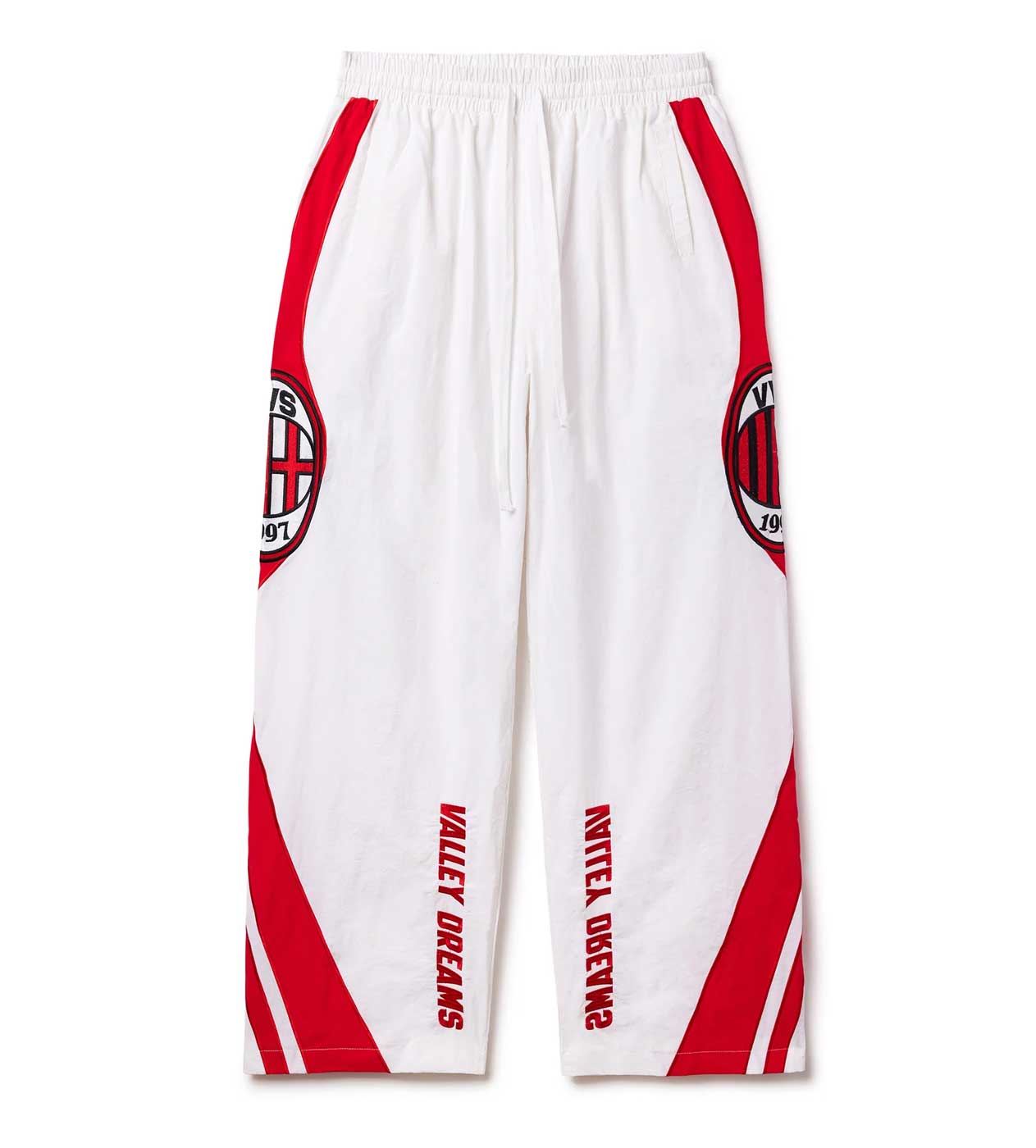 Vale Forever VVS Track Pants — White / Red