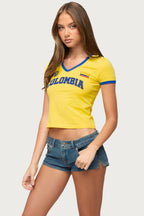 Colombia 08 V Neck T Shirt