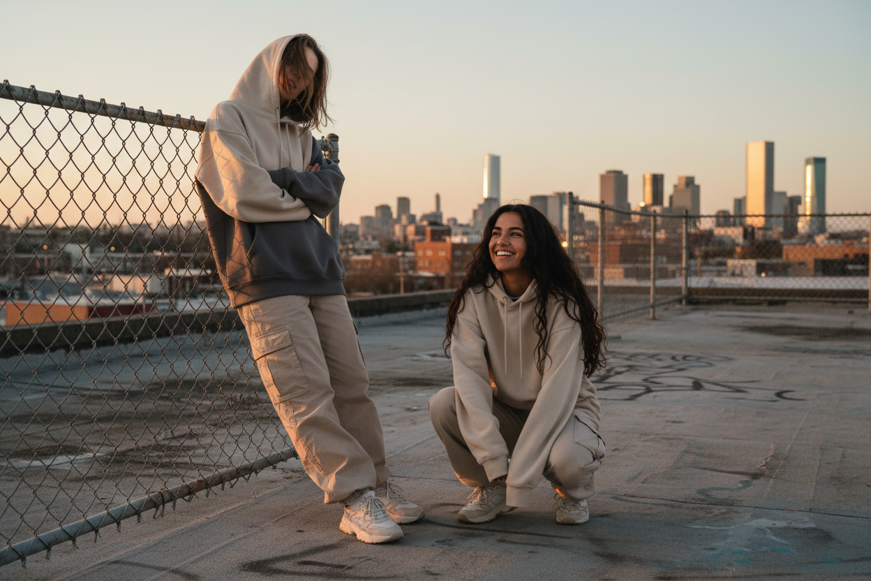 Urban Rooftop Streetwear